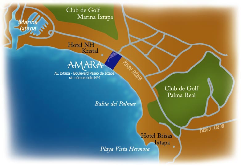 Amara Ixtapa Vacation Condo Rental - Location